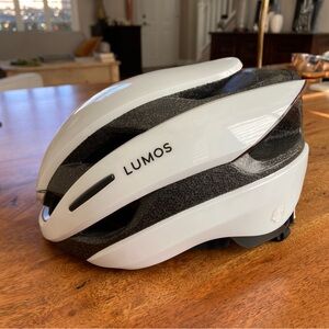 Lumos Ultra White and Black Bike Helmet - Small Adult